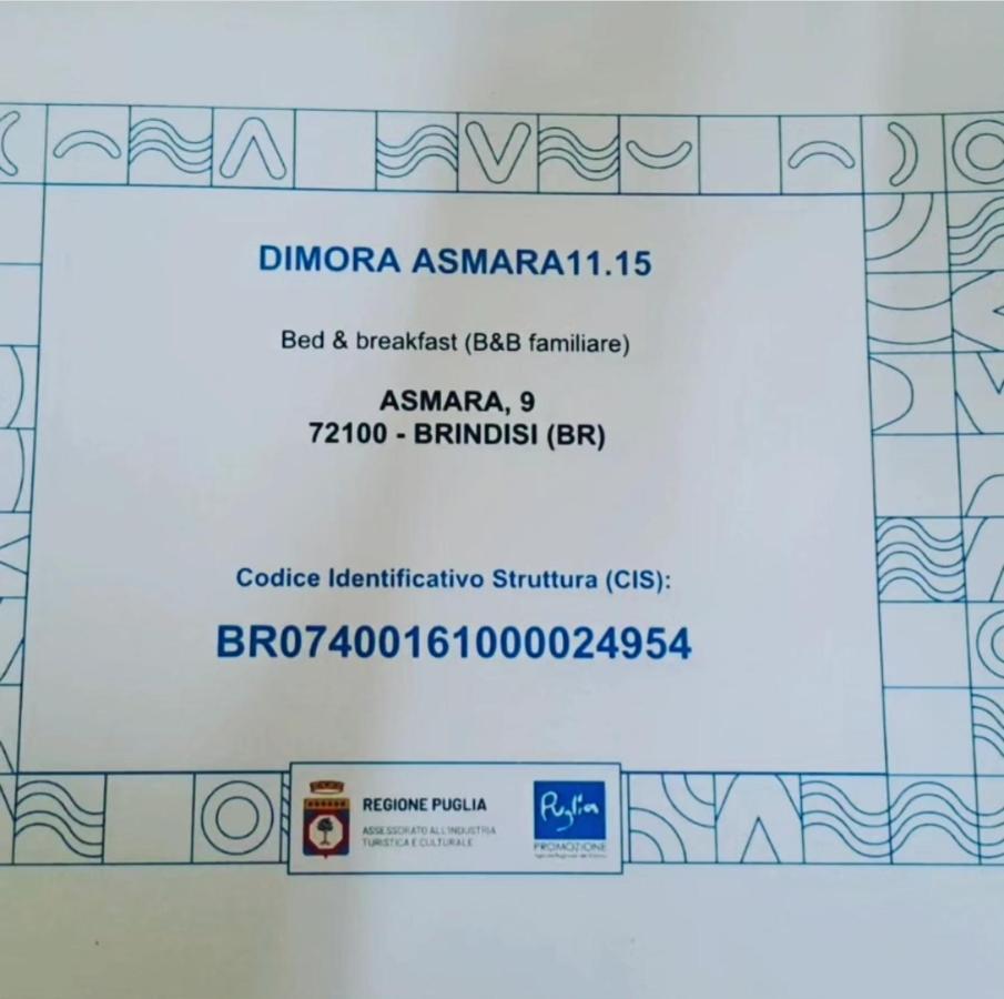 Dimora Asmara 11 15 Apartment Brindisi Luaran gambar
